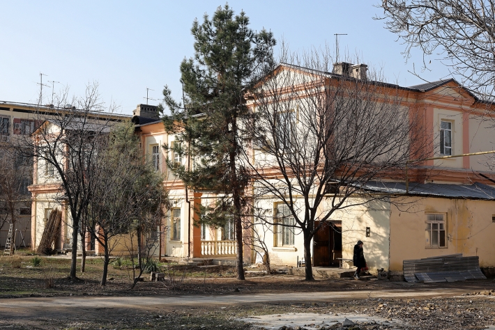 Дома бывшего военного городка в Ташкенте. Январь, 2019