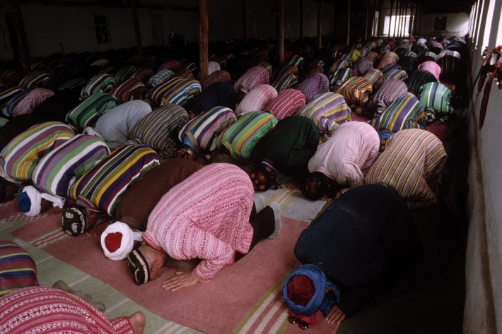 Таджикистан, Куляб, 1993. На пятничной молитве в городской мечети (мечети мулло Хайдара)