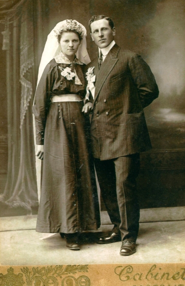 Адам Фогель и Лидия Гааг, 1918 год